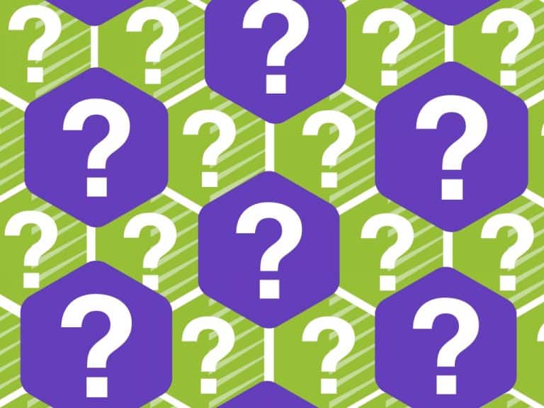 Image d'illustration avec de nombreux points d'interrogations représentant les questions posées par nos clients réunies dans cette FAQ.